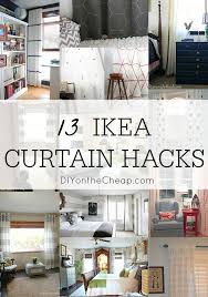 13 Diy Ikea Curtain Hacks Window Coverings On A Budget Erin Spain Ikea Diy Ikea Curtains Home Diy