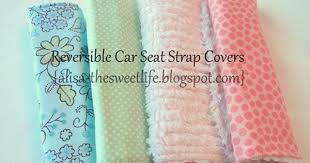 Diy Car Seat Strap Covers It Calls For Batting In The Middle But I Didn T Have Any So I Used Some Terry Car Seat Strap Covers Baby Items Diy Diy