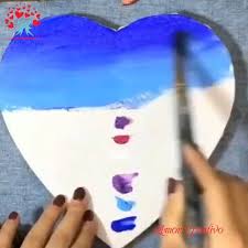 Asímismo los dibujos fáciles para pintar y los animales para dibujar fáciles ejercen una influencia muy positiva en nuestra relajación y concentración. Amor Creativo 10 Pinturas De Paisajes Faciles Para Parejas Para Principiantes Facebook