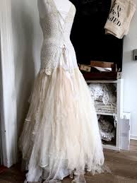 Tattered Wedding Dressvintage Inspired Weddingtattered Etsy Tattered Wedding Dress Alternative Wedding Dresses Vintage Dresses