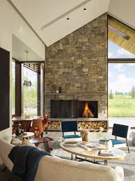 Gabled Cedar Structures Form Lone Pine Residence In Wyoming In 2020 White Oak Floors House Compound House