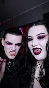 Halloween Couples Vampire Makeuo