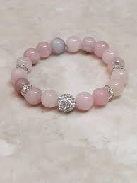 Cherry Blossom Jasper Natural Stone Bracelet Pink Stone Bracelet Gift Idea For Her B Woman Beaded Bracelet Natural Stone Bracelets Crystal Healing Bracelets