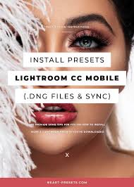(heck, most people have multiple workflows that they use you can also apply a preset to a complete image import, by apply the preset on import. How To Install Mobile Lightroom Presets Lightroom Mobile