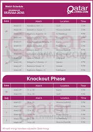 Download The 2018 Fifa World Cup Schedule Qatar Timings