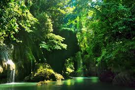 Green canyon body rafting team. Cukang Taneuh Green Canyon West Java Bon Voyage