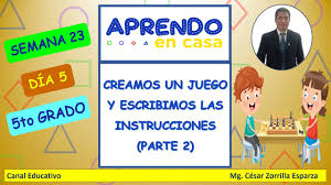 Los jugadores deben cambiar de casa (dónde están a salvo) cada vez que el cazador se aleje. Creamos Un Juego Y Escribimos Las Instrucciones Parte 2 Youtube