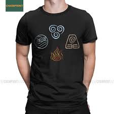 Maybe you would like to learn more about one of these? Men S T Shirts The Four Elements Avatar Symbols Avatar The Last Airbender Unique Pure Cotton Tees Short Sleeve Aang Yip T Shirts T Shirts Aliexpress