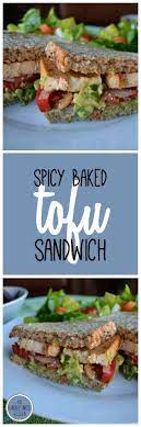 Spicy Baked Tofu Sandwiches Vegan Main Dishes Vegetarian Sandwich Vegetarian Recipes