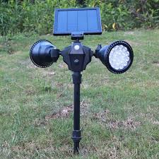 Topchances 2 In 1 Solar Wall Lights In Ground Lights Outdoor Solar Spotlight Solar Lights Motion Sensor Outdoor Security Light Auto On Off Landscape Light For Patio Yard Garden 6500k Cool White Walmart Com Walmart Com