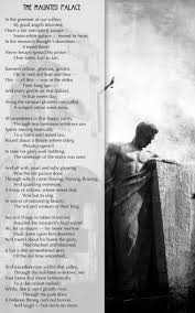 The Haunted Palace Beautiful Poetry Poems Quoth The Raven