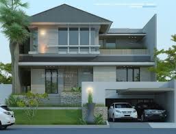 Garasi akan sangat dibutuhkan sebagai tempat penyimpanan kendaraan pribadi. 7 Ide Ide Rumah Modern Minimalis Semi Basement Rumah Modern Arsitektur Rumah Desain Rumah 2 Lantai