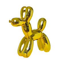 Interior Illusions Plus Yellow Balloon Dog Bank 12 Tall Yellow Balloons Balloon Dog Mini Balloons