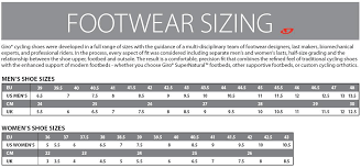 34 Described Giro Bike Shoe Size Chart