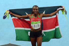Kenya's hellen onsando obiri reacts after competing in the women's 3,000m during the 2017 iaaf birmingham diamond league athletics meeting at alexander stadium in birmingham on august 20, 2017. 5000 Metres World Champion Hellen Obiri Shares All Her Training Health And Fitness Secrets Page 3 Of 4 Women Fitness