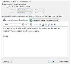 3.2 abwesenheitsnotiz vorlage bei krankheit 3.6 abwesenheitsmeldung vorlage in englisch in outlook kann man eine sogenannte abwesenheitsnotiz oder auch abwesenheitsmeldung. Senden Automatischer Abwesenheitsantworten Aus Outlook Office Support