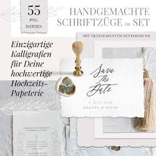 Passend zum stil ihrer hochzeit können sie diese noch veredeln lassen. Kalligraphie Einladungskarten Selbst Gestalten Mit 55 Schriftzugen Elementen Set Zum Downloaden Jeannette Mokosch