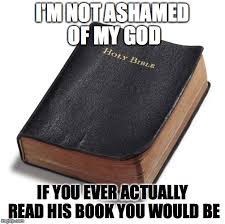 Its called the holy bible, you heretic. Bible Memes Imgflip