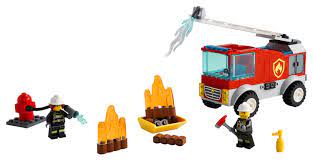 Dark purple certificate of authenticity for set 10020. Fire Ladder Truck 60280 City Buy Online At The Official Lego Shop De