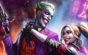 Joker and harley quinn art. Download Wallpapers Joker And Harley Quinn 4k 3d Art Supervillains Dc Comics Joker Harley Quinn For Desktop Free Pictures For Desktop Free