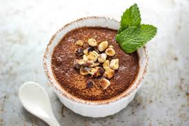 Many vegan chocolate recipes call for coconut oil but this recipe from minimalist baker is made with cacao butter instead. Healthy Banana Chocolate Pudding