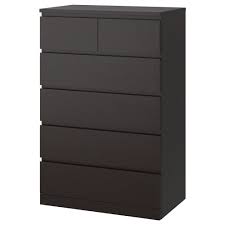 Malm 6 Drawer Chest Black Brown 31 1 2x48 3 8 Ikea Chest Of Drawers Malm Ikea Malm