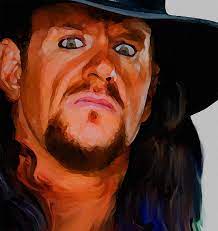 Big canvas paintings for home decor. Painting Of Undertaker Painting By Parvez Sayed