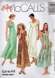 1990s Mccall S Sewing Pattern Empire Waist Party Dress Short Sleeve Pullover Overskirt Apr Pattern Dress Women Empire Waist Dress Pattern Dress Sewing Patterns