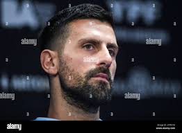 Juan Martin Del Potro during his match against Daniel Evans at the AEGON  Championships at The Queen's Club, London Stock Photo