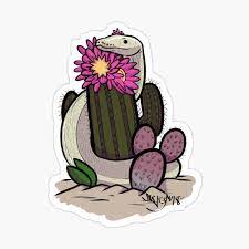 This is a unique work. Cactus Snake Art Board Print By Paledogstudios Redbubble