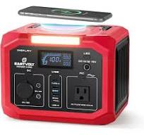 Eastvolt Portable Power Station 350W (500W Surge), 299.5Wh/83200mAh  Lithium-Ion Battery with 110V AC Outlet, Wireless Charger, Solar Generator  for ...