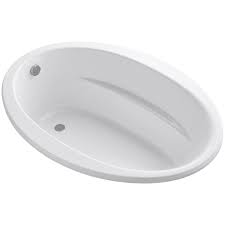 Check spelling or type a new query. Kohler K 1163 0 White Sunward Collection 60 Drop In Soaking Bath Tub With Reversible Drain