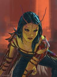 Early mantis design done for guardians of the galaxy vol. Andy Park Mantis Guardians Of The Galaxy Vol 2