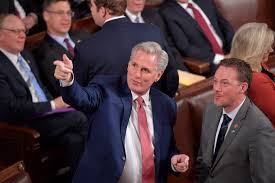 We can't write about kevin mccarthy without pulling from our treasured video archives that moment when kevin mccarthy threw his house speakership in the toilet. House Gop Leader Kevin Mccarthy Endorses Tiffany Shedd In Cd 1