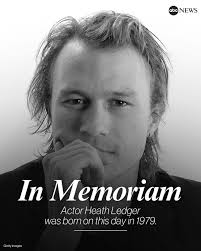 IN MEMORIAM: Remembering actor Heath Ledger, who would have been 45 today.  https://abcnews.visitlink.me/StXE6T