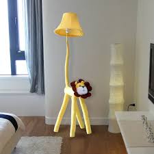 New Modern Cartoon Lion Design Cloth Floor Lamp For Kid S Room Study Room 125x31cm Kid S Cute Floor Reading L Kids Floor Lamp Nursery Floor Lamp Diy Floor Lamp