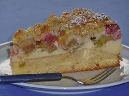 Rhabarberkuchen Mit Vanillecreme Und Streusel Von Speedymaus Chefkoch Rezept Kuchen Und Torten Rezepte Kuchen Rhabarberkuchen
