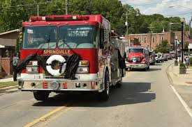 Fallen Springville firefighter Jared Echols honored by firefighters from  across the state