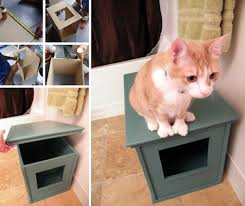 Cat litter box enclosures aren't just great for disguising your kitty's potty area—they are also great for containing the mess. 27 Useful Diy Solutions For Hiding The Litter Box