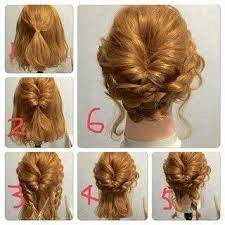 Verschiedene Frisuren Fur Mittelstarkes Haar Frisyrer Frisuren Coiffures H Coiffures Fris Short Hair Updo Medium Hair Styles Up Dos For Medium Hair