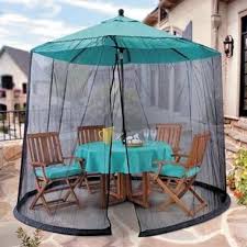 In addition to relief from the sun, a patio umbrella contributes color and personality to your backyard.this design comes in eight bright options, including three striped patterns, so you can match this shade structure to your home's exterior color scheme.made of 100% recycled polyester fabric, the umbrella resists water and uv rays and features a vented top that allows wind and heat to escape. Amazon Com Umbrella Mosquito Net Canopy Patio Table Set Screen House Premium Netting Standard Size Outdo Patio Furniture Table Patio Tents Outdoor Daybed