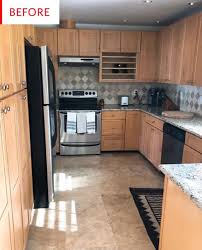 Before And After A 900 Redo Made This Kitchen Look Twice As Big Kitchen Remodel Photos Kitchen Remodel Budget Kitchen Makeover