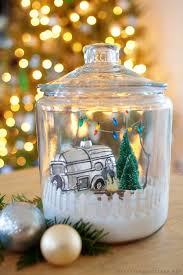 The Lettered Cottage Cookie Jar Christmas Craft Epson Salt Picket Fence From Hobby Lobby Christmas Jars Christmas Crafts Christmas Decorations