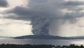 The alert notice for taal volcano has been downgraded from a 4 (out of 5) to 3. Alert Level 3 Raised On Taal Volcano Residents Evacuated Businessmirror
