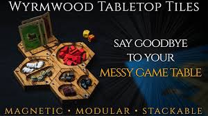 Wyrmwood Tabletop Tiles By Wyrmwood Gaming Kickstarter Table Top Table Games Messy Games