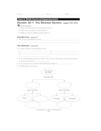 Section 36 1 The Skeletal System Answer Key Pdf Fill Online Printable Fillable Blank Pdffiller