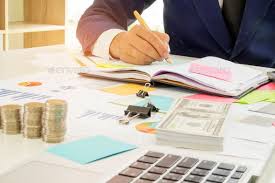 Business Finance Concept Business People Are Analyzing The Work And Taking Notes Business Finance Management Business Finance Finance