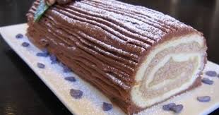 Recette De Buche De Noel Chocolat Et Creme Aux Marrons Recette Buche De Noel Chocolat Buche De Noel Recette