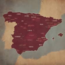 Spain is a very diverse country so it helps to get a lay of the land. Spain Wine Region Map Art The Map Shop