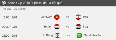 Trang chủ » lịch phát sóng. Lá»‹ch Thi Ä'áº¥u Bong Ä'a Nam Asian Cup 2019 Ngay 12 1 2019 Chi Tiáº¿t Nháº¥t